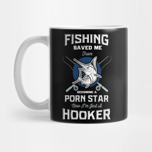 Fishing saved me - Funny Fishing Mug